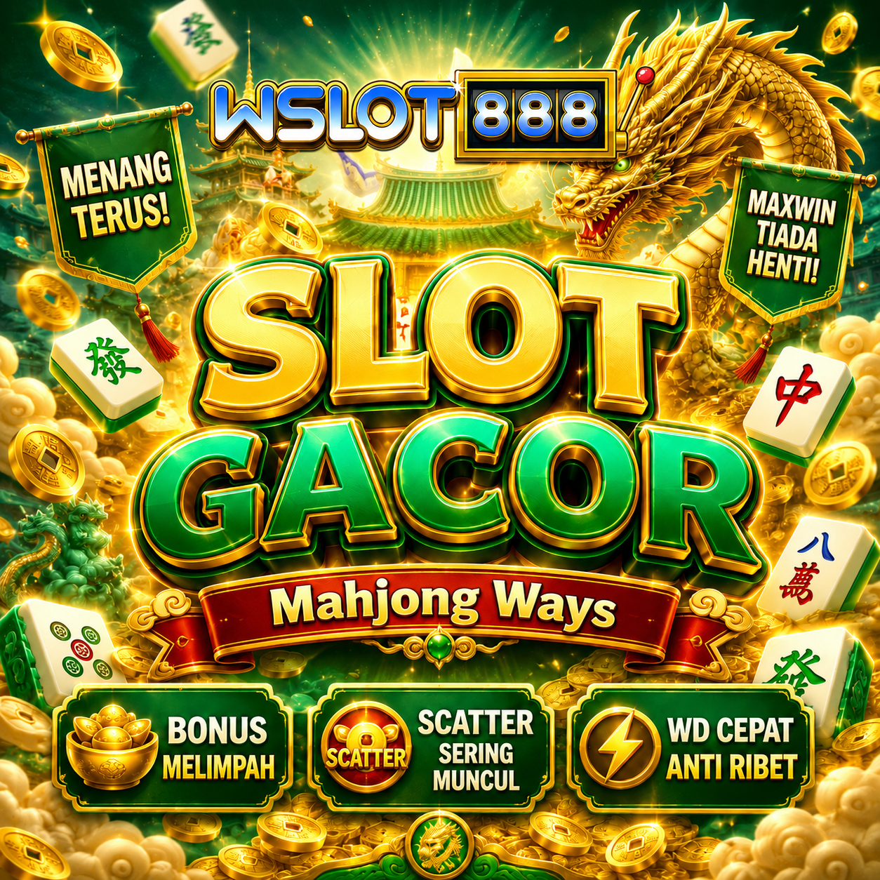 WSLOT888 Pola Cerdas Mahjong Ways Jackpot — panduan Mahjong Ways, fitur bonus, dan WD jelas